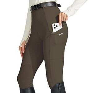 Willit Horse Riding Pants Knee-Patch - Women's size XS - Color: Brown